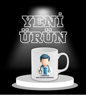 Erkek Doktor Kişiye Özel Hediye Seramik Kupa Bardak