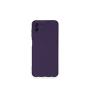 Galaxy A04 Kılıf Nano Içi Kadife Silikon - Mor