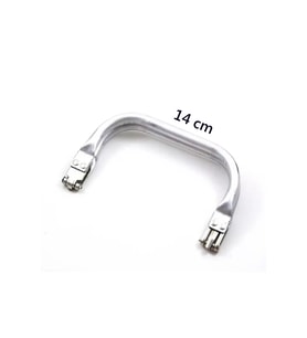 Gizli Metal Çanta Bursu - 14 cm - Metal Çanta Aparatı Çanta Aksesuarı