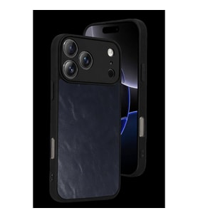 İphone 17 Aras Deri Kapak - Lacivert