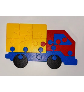 Kamyon Çocuk Puzzle
