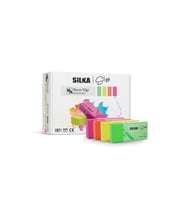 Silka Öğrenci Silgisi Neon 4 Renk (30 Lu Paket)