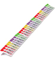 New-Max Elite Lale Desenli Silikon Mandal Beyaz 30 Adet
