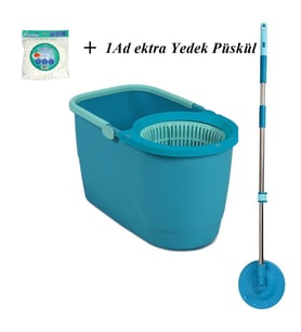 Motek Trend Mop Temizlik Kovası Microfiber Temizlik Seti+1 Yedek Püskül