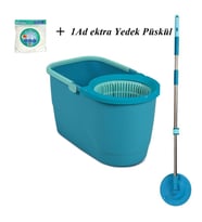 Motek Trend Mop Temizlik Kovası Microfiber Temizlik Seti+1 Yedek Püskül