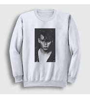 Presmono Unisex Beyaz Young V2 Johnny Depp Sweatshirt 354981tt (Beyaz)