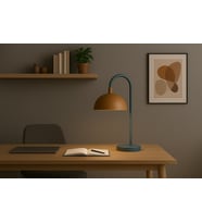 Serenity Arc Metal Masa Lambası – E27 Duy – Ofis & Çalışma Masası Lambası