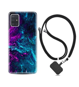 Samsung a71 A72 A73 A7 A9 2018 C7 C9 Kılıf Boyun Askılı Silikon Explosive 1734