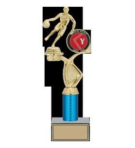 ODAK KUPA - Figürlü Kupalar - Basketbol Kadın Figürlü Kupalar FG-017 C - 34 cm