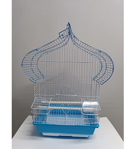 NetX Damla Mavi Kafes H1105A-R 40x23x52 cm Kanarya Muhabbet Kuşu için