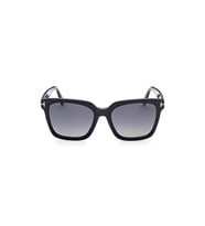 Tom Ford Kadın Güneş Gözlüğü - Parlak Siyah Çerçeve Gri Polarize Cam FT0952