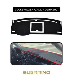 VOLKSWAGEN Caddy (2015-2021)TORPİDO KORUMA HALISI SİYAH KENAR