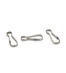 Kapalı Kanca  Kaplamalı  8X22 MM (50 Adet)  Gümüş