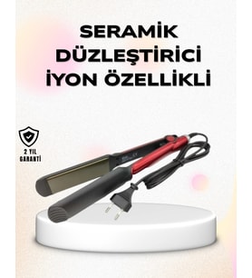 Profesyonel Titanyum Saç Düzleştirici – Ayarlanabilir Isı Hızlı Isınma Özellikli