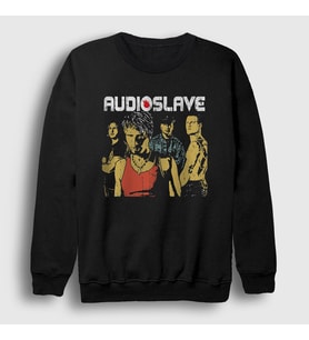 Presmono Unisex Siyah Band Rock Audioslave Sweatshirt 541738tt
