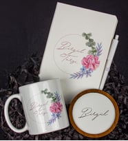 Kişiye Özel Defter Kalem Kupa Ve Bardak Altlığı Hediye Seti 103874 (Model 1)
