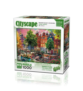 20793 PUZZLE 1000 BEAUTİFUL SUNSET İN AMSTERDAM