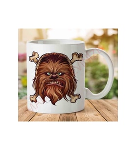 Chewbacca Star Wars Iki Tarafı Baskılı Kupa Bardak