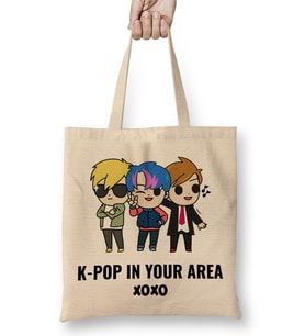 Exo Kpop Bez Çanta Uzun Saplı