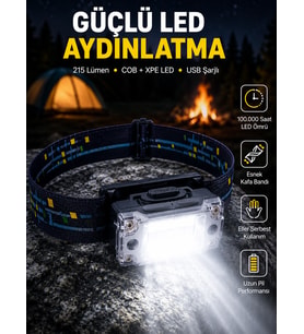 Taşınabilir Şarjlı Led Fener Xpe95lm Cob120lm Manyetik Gövde Yeni Nesil