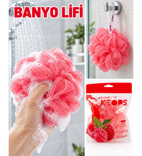 Tekli Paket, Sabunlu Banyo Lifi, Duş ve Vücut Temizleme Lifi