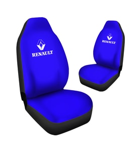 Renault Baskılı Oto Koltuk Kılıfı Pro - Mavi
