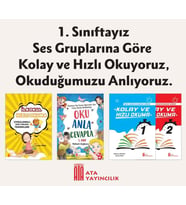 1.Sınıf Ses Gruplarına Göre Kolay ve Hızlı Okuma Seti (4 Kitap) (Beyaz)
