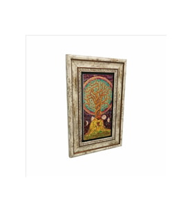 Yaşam Ağacı Baskılı Taş Tablo 20x30