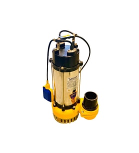 VX400 4 HP 380v Flatörlü Pis Su Foseptik Parçalayıcılı Dalgıç Pompa ( Açık Fanlı )