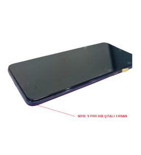 Xiaomi Redmi NOTE 9 PRO Uyumlu Lcd Ekran Dokunmatik Servis (ÇITALI GRİ)