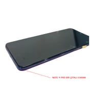 Xiaomi Redmi NOTE 9 PRO Uyumlu Lcd Ekran Dokunmatik Servis (ÇITALI GRİ)