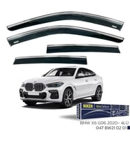 Bmw X6 G06 Cam Rüzgarlığı Kromlu 2020+ Sonrası Uyumlu