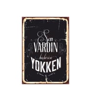 Sen Vardın Hiçbiri Yokken Retro Ahşap Tablo - Aşk ve Duygusal Söz Temalı Tasarım