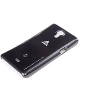 Xperia T LT30p ile Uyumlu Rock Slim Kauçuk Kılıf Siyah