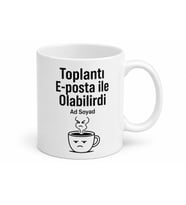 Ofis Mizahı Temalı Kupa Bardak Komik Ofis Hediye Baskılı Porselen Kupa