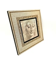 Baş Etüdü (Leonardo Da Vinci) Baskılı MDF Tablo