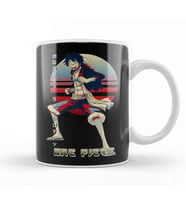 One Piece Luffy 04 Kupa Bardak Porselen