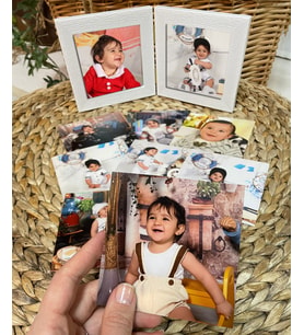 Bir İstanbul Fotoğraf 2'li 10x10 Fotoğraflı Çerçeve + 8 Adet 10x10 Baskı ( Orjinal Fuji Kart Fuji Banyolu Sistem - Solmaz Baskı)