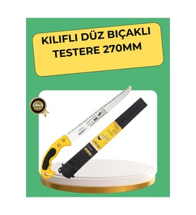 270 mm Düz Bıçaklı Bahçe Budama Testeresi Kılıflı