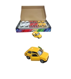Welly Fiat 126 Sarı 1/36 Model Araba