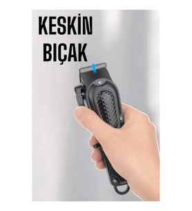 Mey İthalat® Suya Dayanıklı Tıraş Makinesi Keskin Bıçaklı Dijital Göstergeli Şarjlı