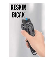 Mey İthalat® Suya Dayanıklı Tıraş Makinesi Keskin Bıçaklı Dijital Göstergeli Şarjlı