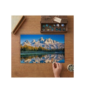 Sisli Dağlar - Manzara - Doğa Tasarımı 240 parça Ahşap Puzzle Ahşap Kutuda MP01436
