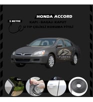Honda Accord Oto Araç Kapı Koruma Fitili 5metre Parlak Siyah Renk