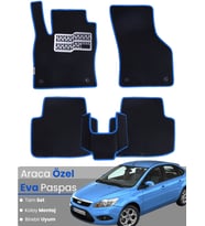 FORD FOCUS 2 HATCHBACK (2005-2011) Uyumlu EVA Paspas Tam Set–Araca Özel,Su Geçirmez