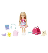 Barbie Seyahatte Chelsea Bebek ve Aksesuarları HJY17, Çocuklar İçin Barbie Bebek ve Aksesuarları