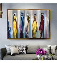 Altın Çerçeveli dekoratif tablo a1221 (Gold)