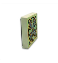 Çini Desen Baskılı Doğaltaş  Magnet(KD-020)Buzdolabı Süsü