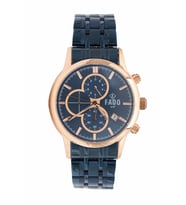 FADO RH 0028 ÇELİK   KORDONLU  MAVİ SAAT