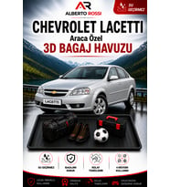 Chevrolet Lacetti Sedan (J200) 2004 - 2011 Araca Özel 3D Bagaj Havuzu